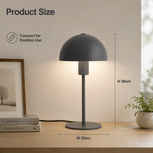Modern Metal <b>Table</b> Lamp E27 Bulb Warm Ambient Light Iron Nightstand Decor For Bedroom <b>Bedside</b> Reading Desk Living Room - Product Image 3