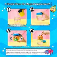 Jouet Magique Jellykins Fruits et Légumes Activé par l'Eau, Pot Mystère à Secouer Anti-Stress, Jouet Boîte Surprise à Presser et à Secouer