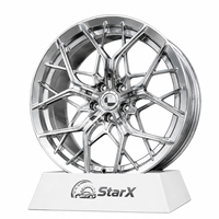 Rines Forjados de 20 Pulgadas en Negro Mate con Acabado Mecanizado 5x112, Rines de Aleación Forjados Personalizados para BMW, Mercedes, Audi, Porsche