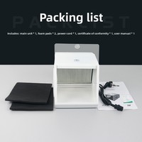 Boîte de protection anti-poussière pour sablage et polissage dentaire électrique, compatible avec l'oxyde d'aluminium, pour usage technique, 110V/220V
