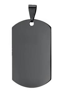 사용자 정의 개 액세서리 로고 ID 태그 빈 목걸이 개 태그 레이저 단어 스테인레스 스틸 금속 핀 실버 HD 천사 날개 - Product Image 5