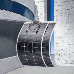 <span class=keywords><strong>AHONY</strong></span> 100% Module Photovoltaïque Mono 100W Noir Panneau Solaire Flexible pour Camping-Car Maison Bateau Jardin Balcon Vente en Gros en Europe - Product Image 2