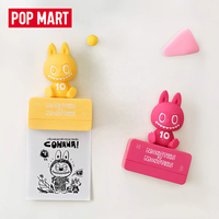 100% Original POP MART The MONSTERS Série 10ème Anniversaire Boîte Mystère Décoration Tendance Aimant de Réfrigérateur Boîte Mystère labubu