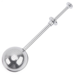 Filtre à thé en forme de boule télescopique en acier inoxydable 304 pour infuser le thé et filtrer le sucre - Product Image 4