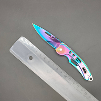Couteau de poche pliable en acier inoxydable pour la chasse en plein air, personnalisable, compatible OEM, portable