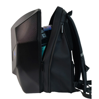 Sac à dos LED intelligent personnalisé OEM, modèle Chevalier, avec animation GIF, texte et images, yeux lumineux, idéal pour une utilisation extérieure polyvalente – Vente Flash
