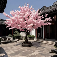 Pohon Bunga Sakura Sutra Buatan Besar NINI Flower Internet Celebrity Ramah Lingkungan untuk Dalam & Luar Ruangan, Natal, Wisuda