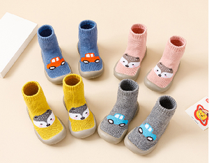 Chaussons-Chaussettes Antidérapants <span class=keywords><strong>pour</strong></span> Bébé <span class=keywords><strong>Nouveau</strong></span>-<span class=keywords><strong>Né</strong></span>, Semelle Souple, Respirants, <span class=keywords><strong>pour</strong></span> Premiers Pas, Fabrication de Gros - Product Image 4