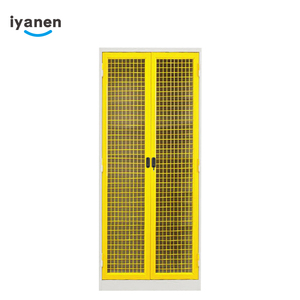 Iyanen Tùy Chỉnh 6 Kệ Có Thể Điều Chỉnh Cửa Đu Dây Kim Loại Lưới Thép Locker Tủ - Product Image 2
