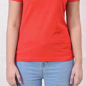 Polo de Alta Calidad, Transpirable, de Algodón, Manga Corta, Estilo Casual, Color Sólido, Nueva Colección, Polo para Mujer - Product Image 6