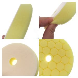 Tampons de polissage en mousse à double action de 145 mm, crochet et boucle, éponge hexagonale, tampons orbitaux DA/RO, tampons de polissage standard pour le polissage de voitures - Product Image 3