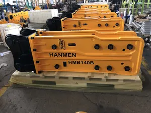 Hanmen Hmb1400แจ็คไฮดรอลิกค้อน Good Price Hydraulic Hammer Breaker สำหรับ Excavator