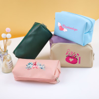 Trousse de toilette de voyage étanche, marque privée, mini pochette à fermeture éclair, trousse de maquillage cosmétique personnalisée