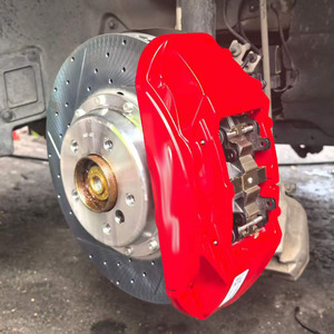 Kit d'étriers de <span class=keywords><strong>frein</strong></span> électriques intégrés de précision pour <span class=keywords><strong>Brembo</strong></span> F55 avant 6 pistons et arrière 4 pistons 395x36mm pour BMW X4 G02 F98 X3 G01 F97 - Product Image 4