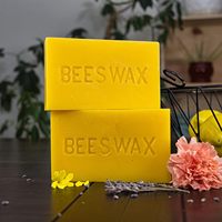 Bloc de cire d'abeille jaune 100% naturelle pour la fabrication de bougies et les ingrédients cosmétiques