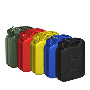 Bidon métallique carré de <span class=keywords><strong>10</strong></span> <span class=keywords><strong>litres</strong></span> <span class=keywords><strong>avec</strong></span> revêtement en poudre pour le stockage et le transport de carburant - Product Image 1