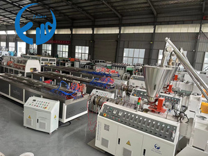 フルウィンWPCプロファイル押出ライン生産WPCフロアデッキフロアパネル成形機製造ボードフルライン用 - Product Image 2