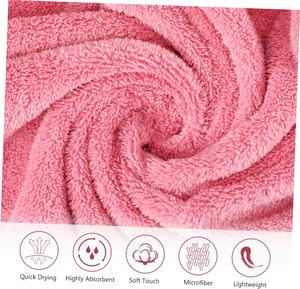 Großhandel Handtuchset Superweich Schnelltrocknend Mehrfarbig Haushalt Badetuch Mikrofaser Coral Fleece Duschhandtuch 2-teiliges Handtuchset - Product Image 2