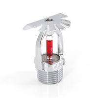 ZST 68 ℃   Tête de sprinkler d'incendie, type pendentif, vertical ou mural, 1/2" 3/4", buse de lutte contre l'incendie, construction en laiton finition chromée