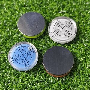 Clip de casquette magnétique personnalisé avec logo imprimé, indicateur de niveau de golf, de position de balle et de direction de pente, modèle en plastique de 2,5 cm HYGP-07 - Product Image 5