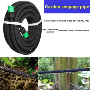 Équipement de <span class=keywords><strong>goutte</strong></span> <span class=keywords><strong>à</strong></span> <span class=keywords><strong>goutte</strong></span> d'oxygénation de Micro-Spray en plastique noir de vente chaude tuyau d'irrigation de jardin d'infiltration de verger bobines de tuyaux de jardin élevés - Product Image 3