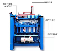 Petite machine mobile automatique de fabrication de briques en béton cellulaire autoclavé, sans cuisson, pour blocs creux et pavés