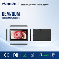 Tablet Android 12 7 inci 2GB RAM Tanpa Baterai 24/7 untuk IoT Industri & POS Retail, Mode KIOSK Allwinner Dual Core Daya DC Tanpa Baterai