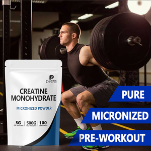 Plantis Bulk クレアチン モノハイドレート パウダー 500g 高純度 筋力 サプリメント - Product Image 2