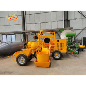 Bétonnière à quatre roues portable de 25 mètres, levée par treuil - Product Image 6