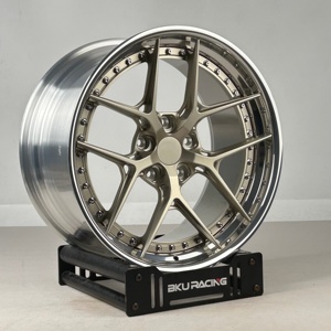 Bku 2 pièces forgées 5x130 jantes pour Porsche <span class=keywords><strong>911</strong></span> 964 991 992 Turbo GT3 <span class=keywords><strong>GT2</strong></span> <span class=keywords><strong>RS</strong></span> 997 18 19 20 21 pouces jantes en alliage léger - Product Image 4