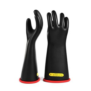 Cao điện môi sức mạnh cao su cách điện lớp 2 HV Lineman găng tay 17000V AC bảo trì công nghiệp Latex điện găng tay - Product Image 6