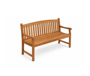 Banc d'extérieur moderne en teck massif, durable, style indonésien, pour patio, jardin, terrasse, mobilier contemporain. - Product Image 1