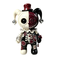 Figurine de collection OEM personnalisée de poupée clown gothique en ABS, boîte mystère avec emballage personnalisé, service de personnalisation direct usine en Chine
