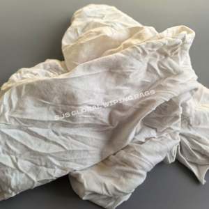 Trapos de Algodón para Limpieza, Trapos Industriales, Trapos Blancos de Algodón, Trapos de Camiseta Blancos, 10 kg - Product Image 1