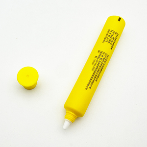 Tubo farmaceutico giallo brillante da 15g con tappo a vite e beccuccio a punta <span class=keywords><strong>per</strong></span> <span class=keywords><strong>crema</strong></span> antibatterica, tubo <span class=keywords><strong>per</strong></span> confezionamento cosmetico - Product Image 4