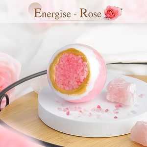 Custom Make Rose Bath Spa Get Well Soon <b>Gifts</b> with <b>Pink</b> Coffee Cup Gold Spoon Rose Scented Candle Birthday <b>Gift</b> Set for Women - Product Image 5