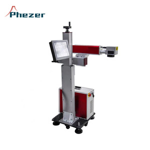 Dây chuyền sản xuất kim loại sợi Máy in <span class=keywords><strong>laser</strong></span> ngày Logo QR mã RF 30 Wát bay <span class=keywords><strong>Laser</strong></span> đánh dấu giá máy - Product Image 6