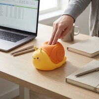 Jouet anti-stress en forme d'escargot mignon à rebond lent pour adultes, adolescents, bureau, vente en gros, cadeau de fête, fabrication OEM