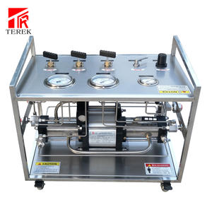 Pompe de transfert d'azote à <span class=keywords><strong>double</strong></span> action TEREK GU-GTC, à commande pneumatique, haute performance, avec châssis en acier inoxydable - Product Image 1