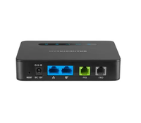 Vente en gros d'usine, téléphone IP de haute qualité, adaptateur téléphonique analogique Grandstream HT813, prend en charge les ports FXS et PSTN, certifié FCC/CE