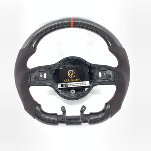 Volant en fibre de carbone personnalisé CCExcellent pour Mercedes AMG A35 <span class=keywords><strong>A45</strong></span> <span class=keywords><strong>GT</strong></span> WI77 C190 C63S W205 CLA35 W222 W257 W213 C43 CLA W118 - Product Image 1