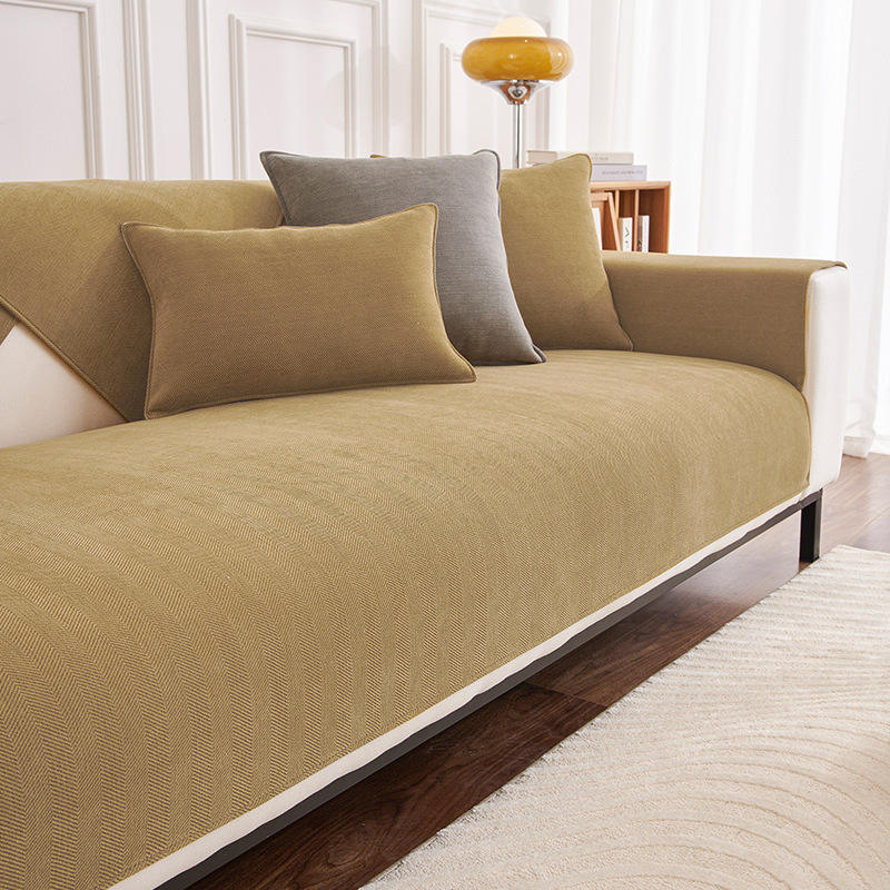 ลายก้างปลา - [สีคาเมล]