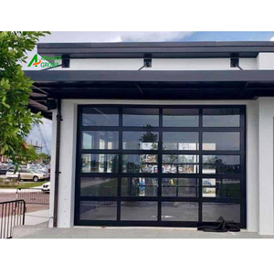 Trước cửa nhà để xe bằng nhôm bảo trì thấp với khung cửa sổ kính kiểu dáng đẹp - Product Image 2