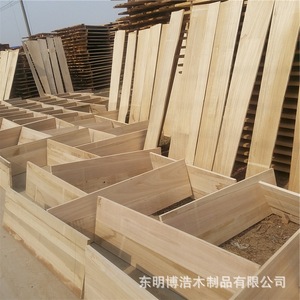 Planches en bois massif de Paulownia, rectangulaires, design rustique, pour la décoration intérieure et l'artisanat, origine Shandong, BH 4855 - Product Image 1