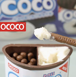 Barra de Galleta con Crema de Chocolate OCOCO, Bocadillos Crujientes y Dulces de Cacao para Niños y Pequeños Comercios - Product Image 6