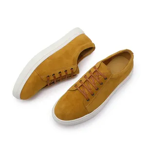 Новая модель мужской повседневной прогулочной обуви из натуральной кожи, замшевая зимняя обувь ручной работы для мужчин