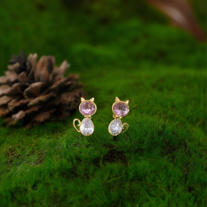 Boucles d'oreilles à clous tendance E395-220-015F - Product Image 3