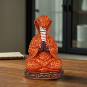Ornement <span class=keywords><strong>de</strong></span> serpent en résine pour la <span class=keywords><strong>méditation</strong></span>, posture assise, animal, décoration <span class=keywords><strong>de</strong></span> bureau, <span class=keywords><strong>de</strong></span> maison, <span class=keywords><strong>de</strong></span> bibliothèque - Product Image 5