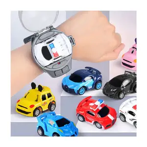 שעון שלט רחוק מכונית צעצוע חשמלי לילדים צעצועי רכב הקטן ביותר שלט רחוק שעון Rc רכב לילדים