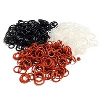 Joints toriques en silicone rouge, noir et blanc, résistants aux hautes températures, pour fils de diamètres 1/15/2/22/4 Guangdong